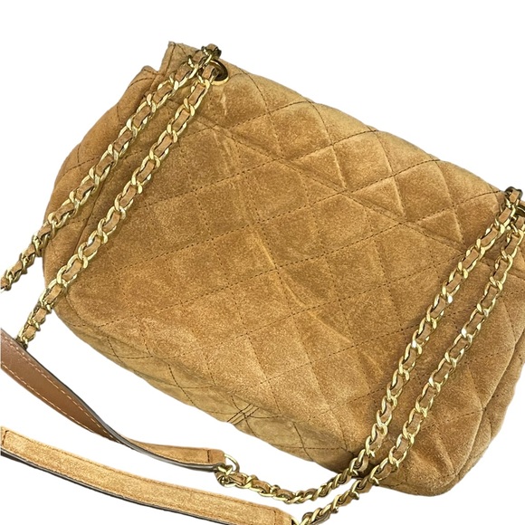 Vintage Camel brown Suede Michael Kors shoulder bag - Picture 8 of 10